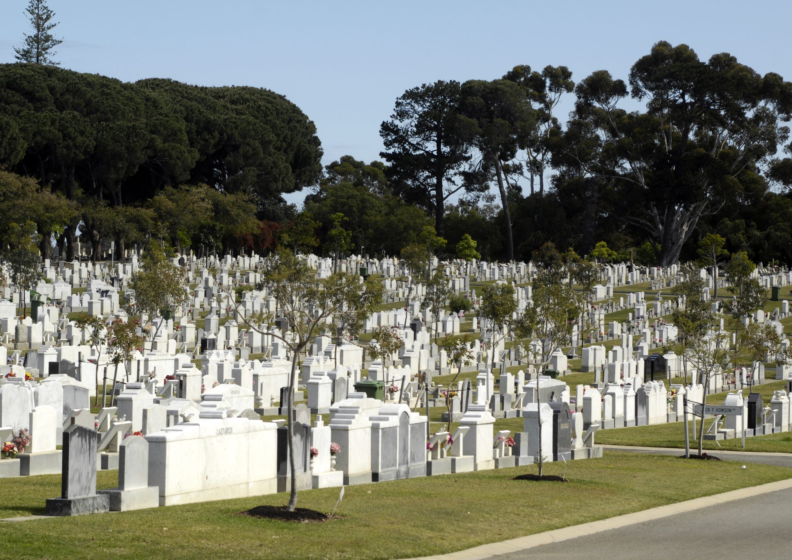 Monumental burial areas of Fremantle Cemetery